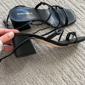 Marc Fisher Gavery Black Sandal